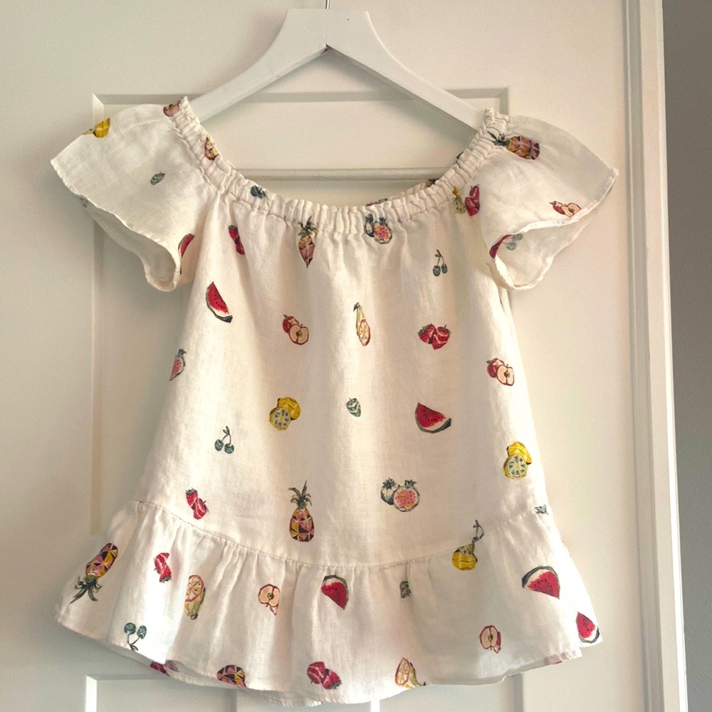 Fun Zara summer shirt with a beautiful fruit pattern